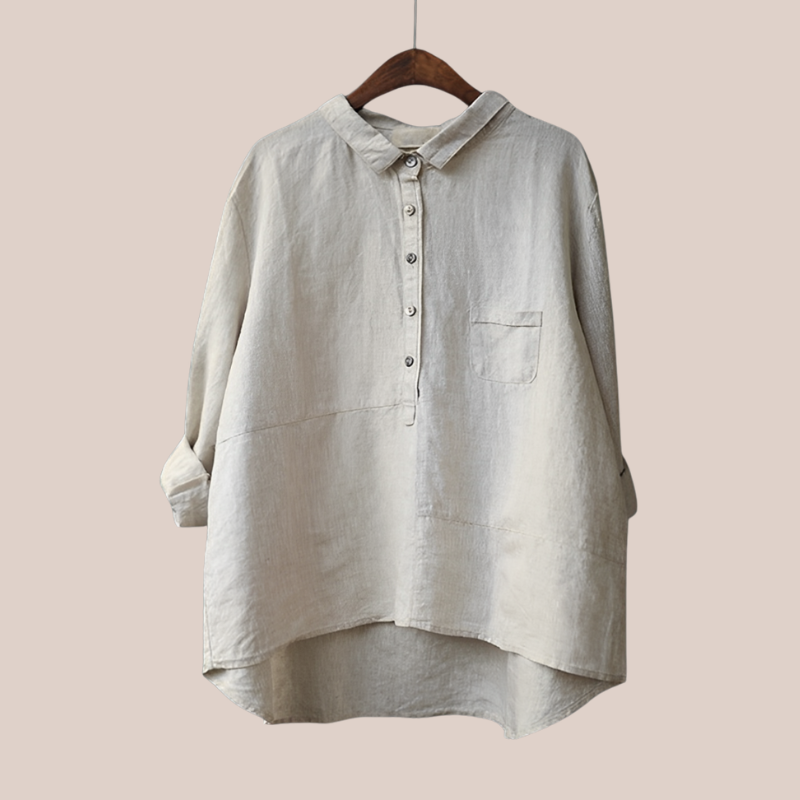 CORA | Chic Long-Sleeved Shirt