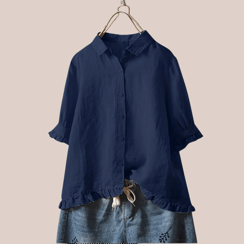 ISOLDE | Elegant Cotton Blouse